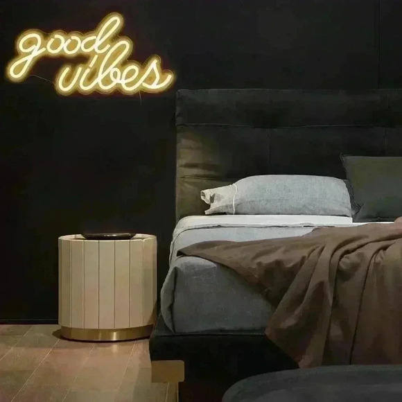 Good Vibes Neon Sign for Wall Decor - Picture 1 of 6